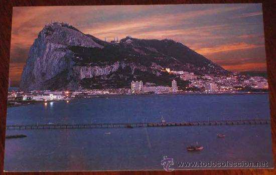 Cartoline: ANTIGUA FOTO POSTAL DEL PE&Ntilde;ON DE GIBRALTAR - CADIZ - NO CIRCULADA - ED. BAENA.