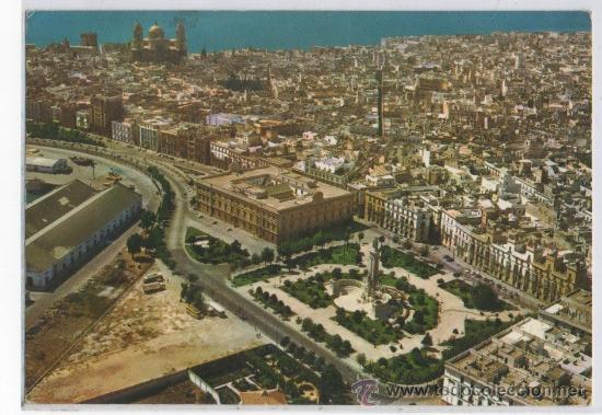 Postales: TARJETA POSTAL VISTA AEREA CADIZ
