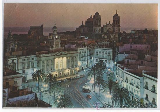 Postales: TARJETA POSTAL VISTA PARCIAL Y CATEDRAL CADIZ