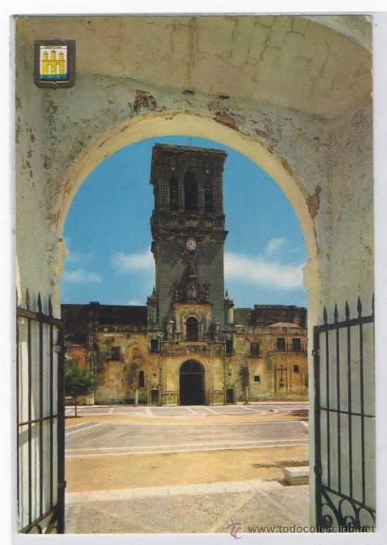 Postales: TARJETA POSTAL DE ARCOS DE LA FRONTERA TORRE DE LA IGLESIA DE SANTA MARIA CADIZ
