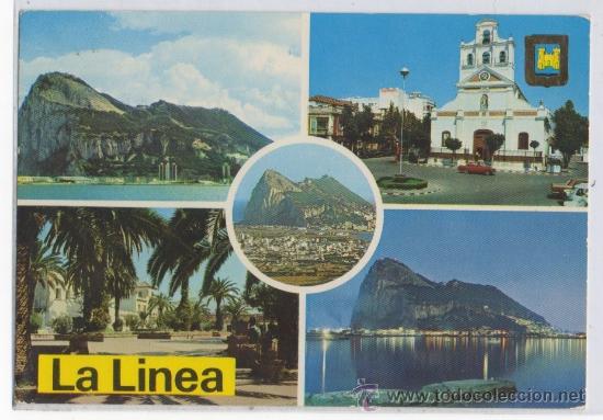 Postales: TARJETA POSTAL DE LA LINEA DE LA CONCEPCION DIVERSOS ASPECTOS CADIZ