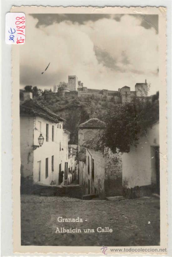 Postales: (PS-11888)POSTAL DE ALBAICIN(GRANADA)-UNA CALLE