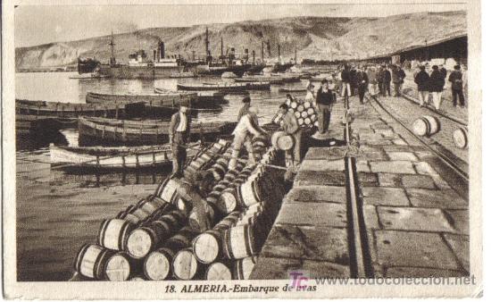 Postales: ALMERIA, EMBARQUE DE UVAS
