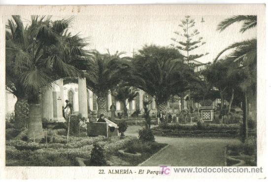 Postales: ALMERIA, EL PARQUE - Foto 1