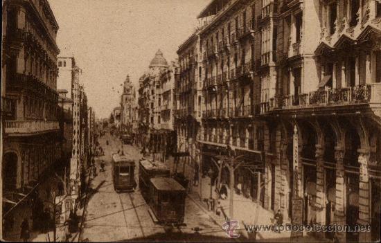 Postales: Granada : Gran Via - Foto 1