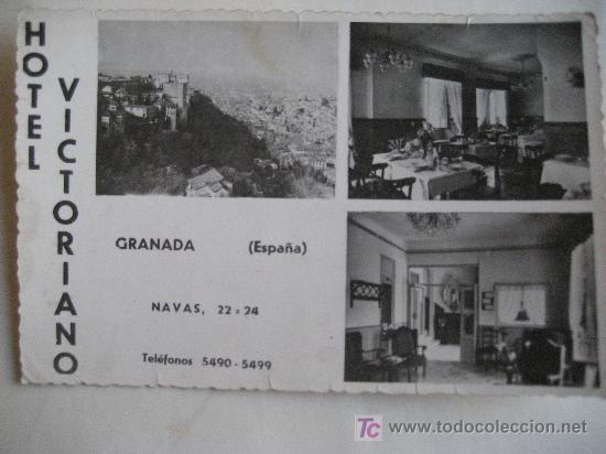 Postales: Granada. Hotel Victoria. - Foto 1