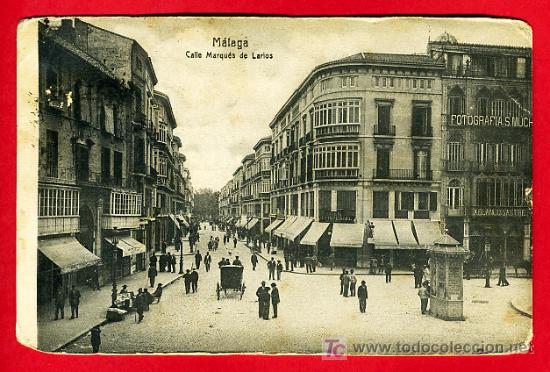 Postales: MALAGA, CALLE MARQUES DE LARIOS,     P29085