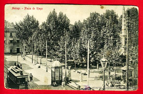 Postales: MALAGA, PLAZA DE RIEGO,     P29087