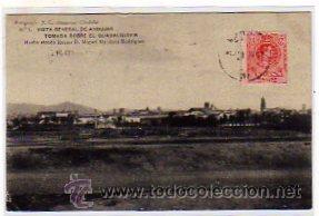 Cartes Postales: Andujar. Jaen. Vista general tomada sobre el Guadalquivir. n&ordm;1 Fotografo J, G. Menoaza. Cordoba.