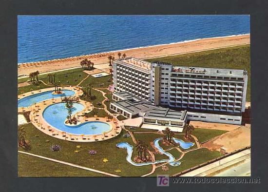 Postcards: Roquetas de Mar. *Hotel Playasol* Ed. Flores Baraza n&ordm; 82. Escrita.