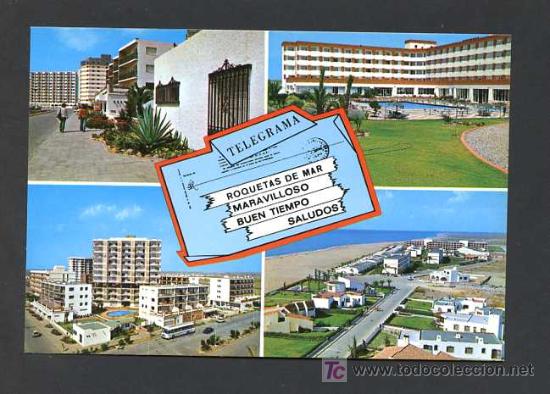 Postkarten: Roquetas de Mar. Ed. Arribas n&ordm; 16. Nueva.