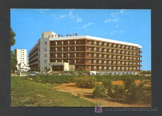Postcards: Roquetas de Mar. *Hotel Alis* Ed. Arribas n&ordm; 28. Circulada 1981.