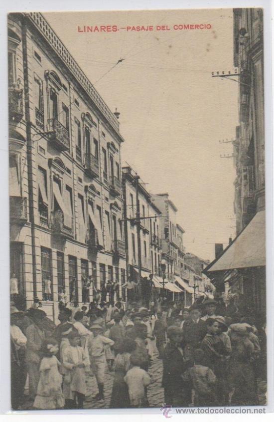 Postais: TARJETA POSTAL DE LINARES PASAJE DEL COMERCIO JAEN