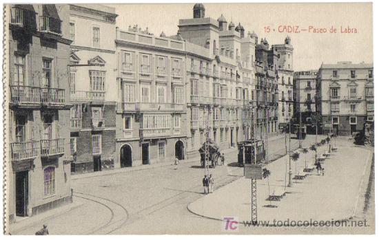 Postales: CADIZ, PASEO DE  LABRA