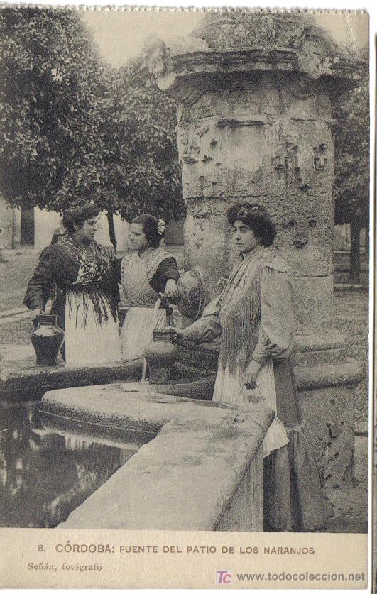 Postales: CORDOBA, FUENTE DEL PATIO DE LOS NARANJOS