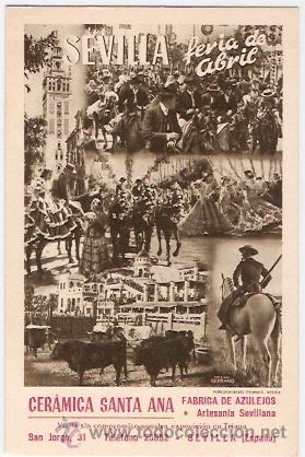 Postales: POSTAL SEVILLA FERIA DE ABRIL - Foto 1