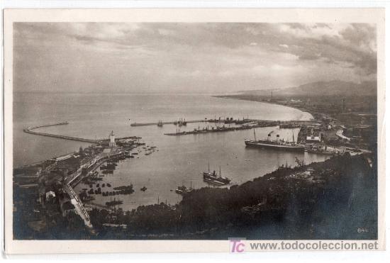 Postais: TARJETA POSTAL DE MALAGA. REVERSO SELLO C. M. & S.