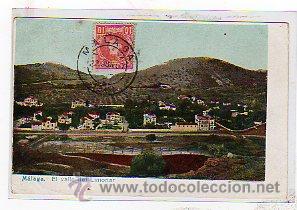 Postales: Malaga. El valle del Limonar. Reverso dividido. Circulada.