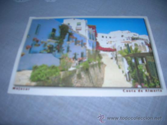 Postales: TARJETA POSTAL DE MOJACAR. COSTA DE ALMERIA. UN PARAISO PARA EL TURISMO. SIN USAR.