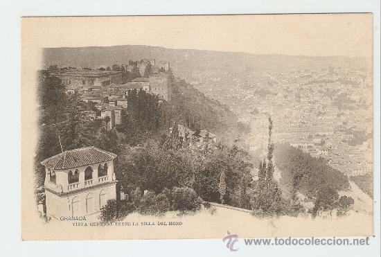 Postales: Granada - Vista general desde la silla del moro