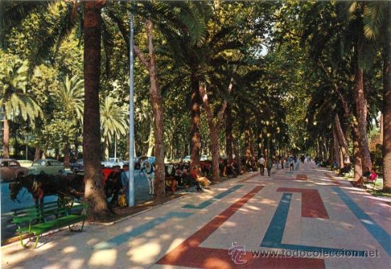 Postales: MALAGA - PASEO DEL PARQUE - Foto 1