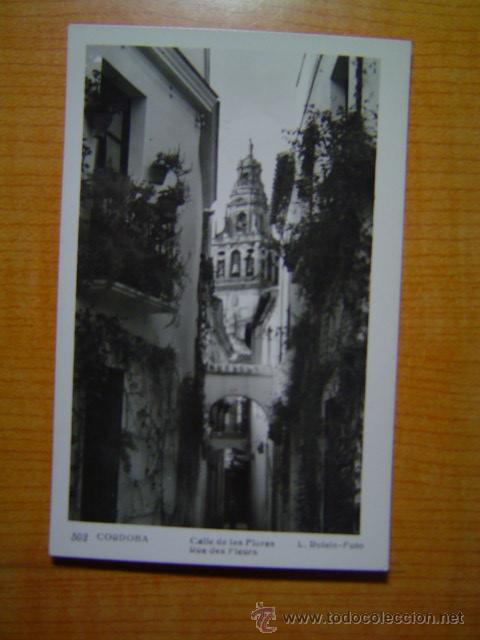 Cartoline: POSTAL CORDOBA CALLE DE LAS FLORES L. ROISIN FOTO  SIN CIRCULAR