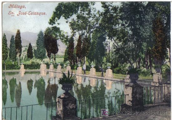 Postales: MALAGA, SAN JOSE ESTANQUE. - Foto 1