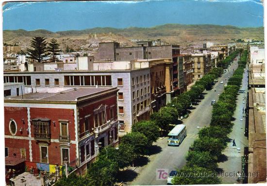 Postales: BONITA POSTAL - ALMERIA - AVDA. DEL GENERALISIMO