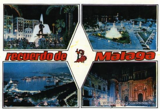 Postales: POSTAL * RECUERDO DE MALAGA * - Foto 1
