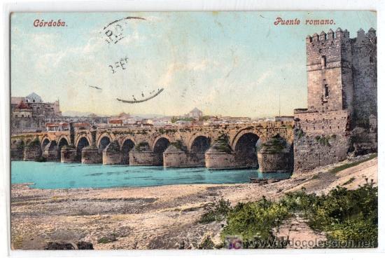 Postais: TARJETA POSTAL DE CORDOBA. PUENTE ROMANO. PURGER & CO. MUNCHEN, PHOTOCHROMIEKARTE. 5866