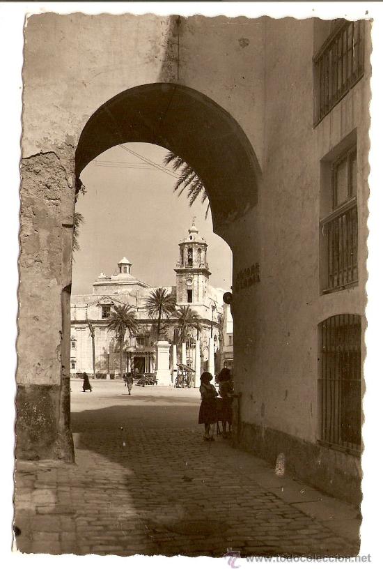 Postales: C&aacute;diz - Arco de la Rosa 1961