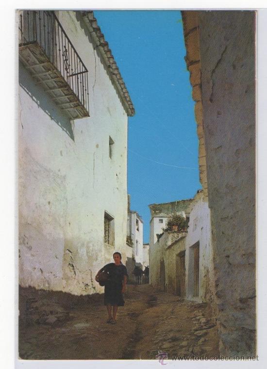 Postales: TARJETA POSTAL LAUJAR DE ANDARAX CAPITAL DE LA ALPUJARRA ACCESO AL CANTON ALMERIA