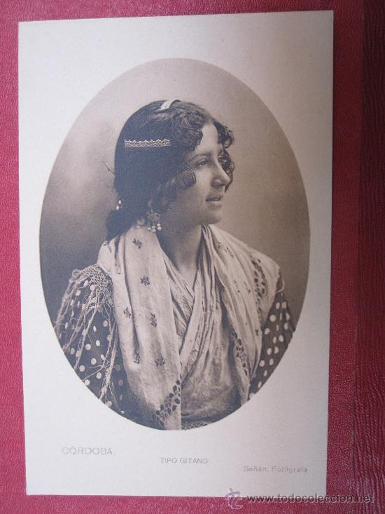 Cartoline: C&Oacute;RDOBA. MUJER GITANA. SE&Ntilde;&Aacute;N FOT&Oacute;GRAFO.