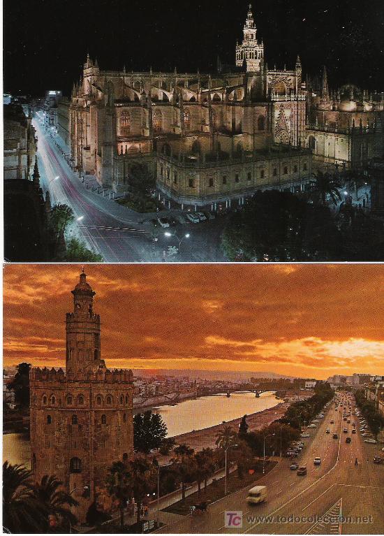 Postales: SEVILLA - 2 POSTALES - - Foto 1