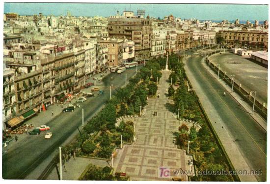 Postales: PRECIOSA POSTAL - CADIZ - AVENIDA DE RAMON DE CARRANZA
