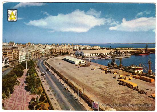 Postales: PRECIOSA POSTAL - CADIZ - AVDA DE CARRANZA Y PUERTO