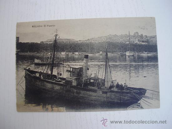 Postales: Tarjeta postal de MALAGA (ANDALUCIA) - EL PUERTO - BARCO