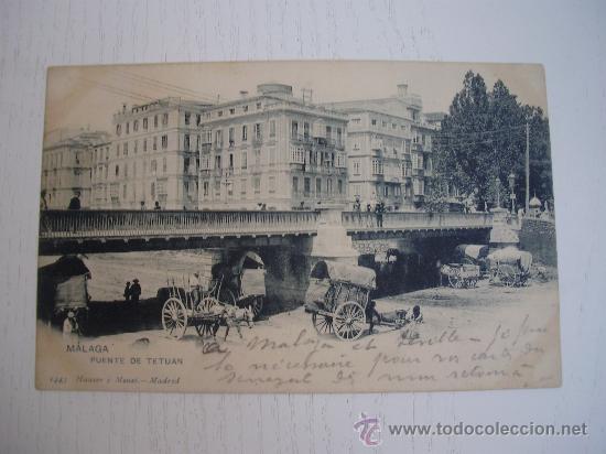 Postales: MALAGA (ANDALUCIA) - PUENTE DE TETUAN - HAUSER Y MENET