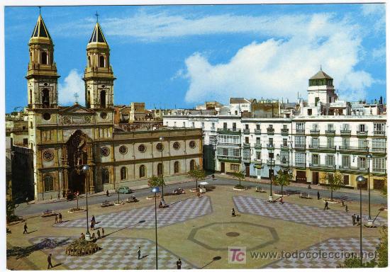 Postales: PRECIOSA POSTAL - CADIZ - PLAZA DE SAN ANTONIO