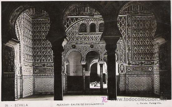 Cartoline: 28 SEVILLA - ALCAZAR - SALON DE EMBAJADORES -