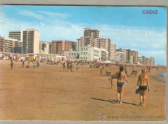 Postales: CADIZ. PLAYA DE LA VICTORIA. A&Ntilde;O  XVIII. SIN CIRCULAR