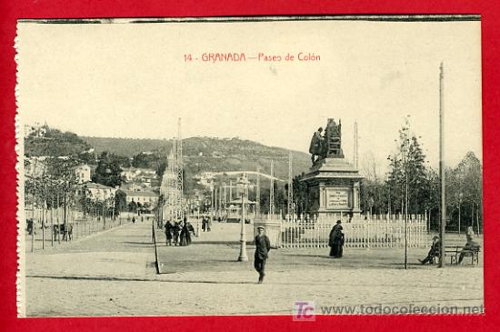 Postales: GRANADA , PASEO COLON , P40478 - Foto 1