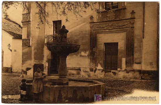 Postcards: BONITA POSTAL - CORDOBA - PLAZA DE SAN ANDRES - FUENTE - PORTADA PLATERESCA