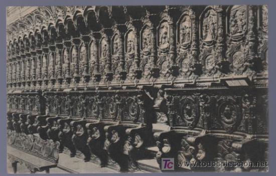 Postkarten: TARJETA POSTAL DE CORDOBA. INTERIOR DE LA CATEDRAL. COSTADO DERECHO DE LA SILLERIA DEL CORO.
