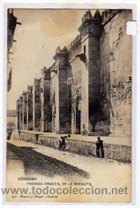 Postales: C&oacute;rdoba. Hauser y Menet. 105. Fachada oriental de la Mezquita. Serie general. Sin circular.
