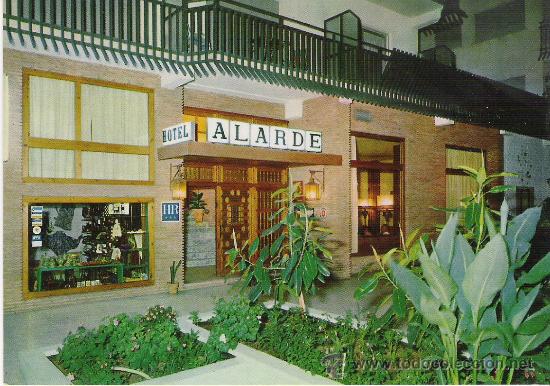 Postales: postal de algeciras.hotel residencia alarde
