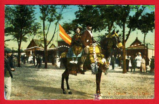 Postales: SEVILLA, EN LA FERIA,  P30215 - Foto 1