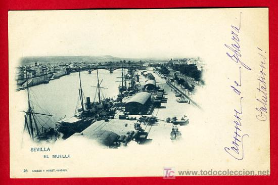 Postales: SEVILLA, EL MUELLE,  P30240 - Foto 1
