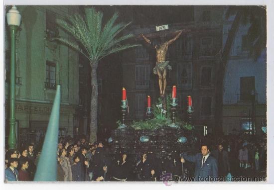 Postales: TARJETA POSTAL SANTISIMO CRISTO DE LA BUENA MUERTE CADIZ SEMANA SANTA