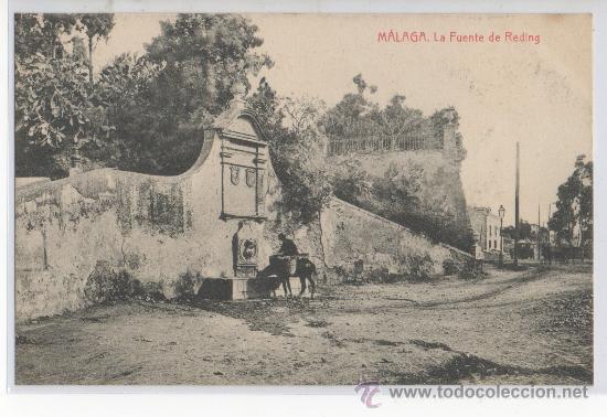 Postales: TARJETA POSTAL LA FUENTE DE REDING MALAGA